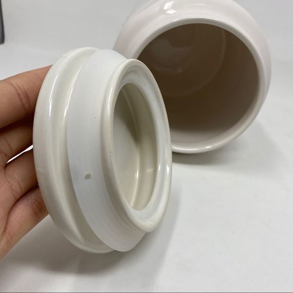 Rae Dunn Santa Cookie Jar Christmas Holiday RARE Gift Cooking Bake Her Him Snack - Picture 4 of 12